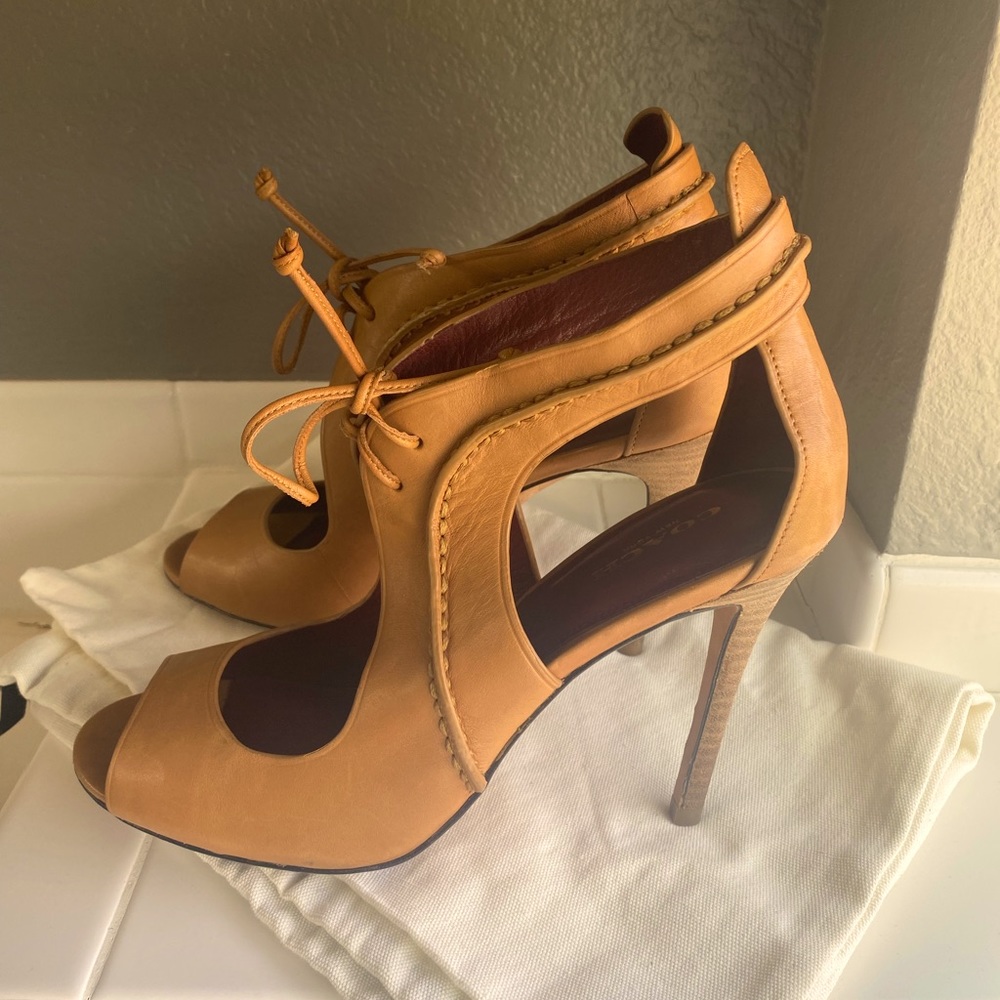 Coach lace up sandals